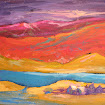 "Bright Imaginary Landscape" Acrylic