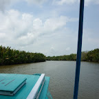 Hier ist der Seikonjer-River (Krokodil-Fluss) noch schön breit