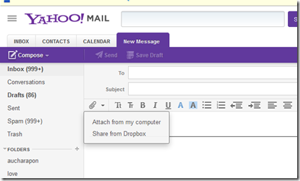 การแนบไฟล์ใน yahoo mail การแนบไฟล์ใน yahoo mail