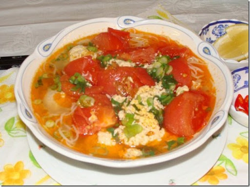 Bún riêu chay - Andrew
