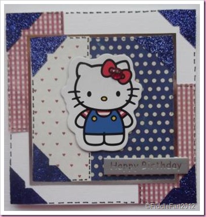 Hello Kitty Birthday card