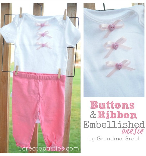 Sewn Buttons Onesie ucreateparties.com Sewn Buttons Onesie ucreateparties.com
