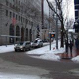 Downtown Portland in the Snow