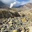 Hot stream in Papandayan crater