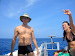 on the boat