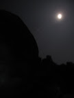 Boulder at night