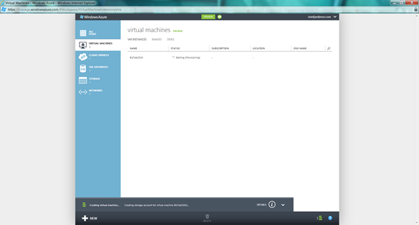 3. BizTalk IaaS - Creating the VM BizTalk2010