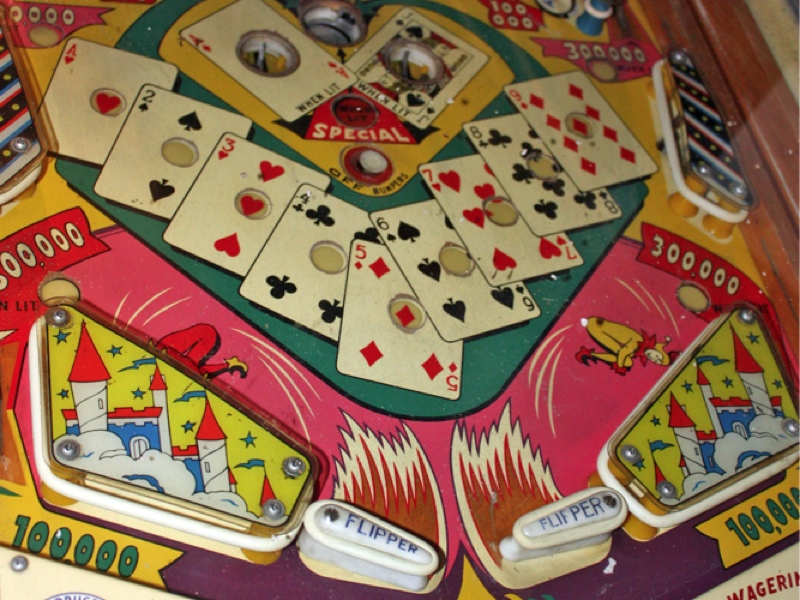 Vintage 1960 Williams Blackjack 21 Pinball Machine eBay