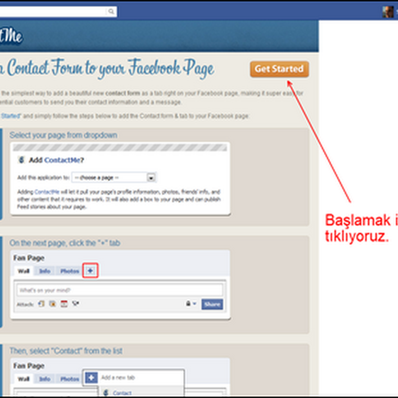 Facebook Hayran Sayfanıza “İletişim Formu” Uygulaması Ekleyin