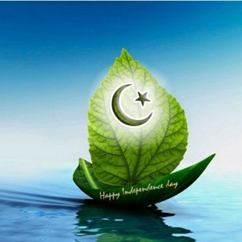 Pakistani Flag on leaf boat is Looking Most Beautiful