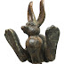 Object: 18567 - Haas springt (groot) - 40 x 35 cm - € 2975,=
