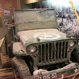 Jeep do Exército americano usado na construção da Alaska Highway -  Dawson Creek - British Columbia, Canadá