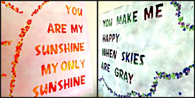lyrics collage