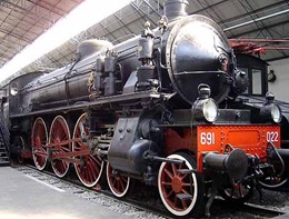 Locomotiva a vapore veloce 691 anni 30-30 (150 km)