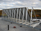 Flat Plate Solar Hot Water modules on top of The Edward in Picton.