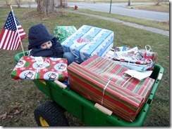 2011-12-11 Dawn visits and grandpa's sleigh 005