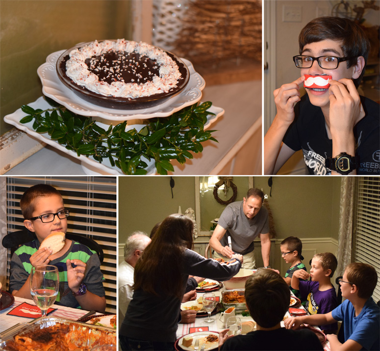 Creat a low stress easy family holiday meal with stouffers and Nestle. Stouffer's Party Size Lasagna's go great with this Dark Chocolate Peppermint Pie made from a Nestle Toll House dark chocolate peppermint cookie crust. Make your Holiday Entertaining super simple with these ideas. You won't want to miss them! Creat a low stress easy family holiday meal with stouffers and Nestle