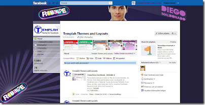 Tema skin para Facebook Rebelde Tema skin para Facebook Rebelde