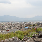 Lijiang - roofs and mountains