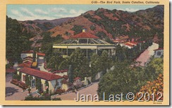 The Bird Park, Santa Catalina, California pg. 1 The Bird Park, Santa Catalina, California pg. 1