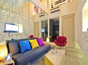 Decoración salón colorido decoracion-interior-salon-colorido
