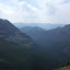 Pinchot Creek as seen from the saddle between Pinchot and Eaglehead mountains.