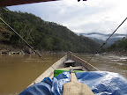 And the view looking forwards. We claimed the front row to get the best views and avoid the splashes off the sides of the boat.