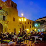 Anoitecer na cidade murada - Cartagena - Colombia
