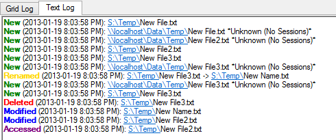Monitor Folder and File Changes