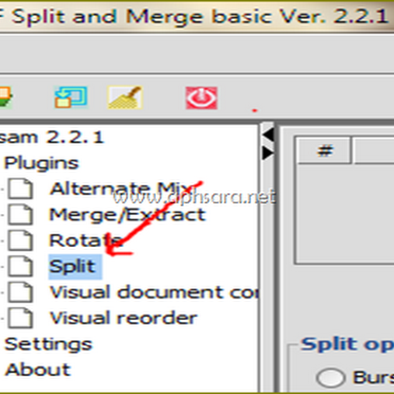 การใช้งานตัดไฟล์ split pdf ด้วย pdfsam