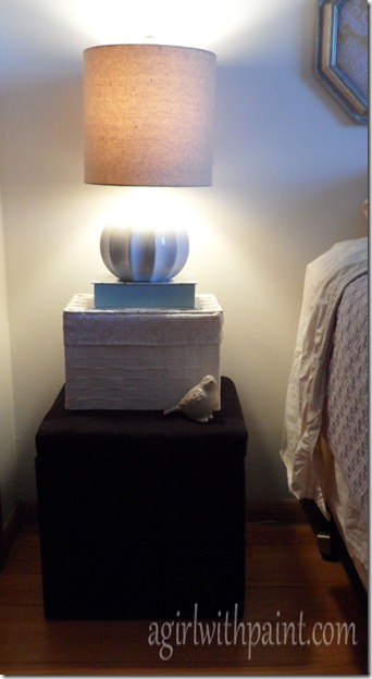 narrow nightstand