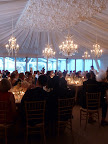 And then during the reception. Here, Chef Sean Brock gave a little speech about the local cuisine he'd prepared.