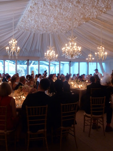 And then during the reception. Here, Chef Sean Brock gave a little speech about the local cuisine he'd prepared.