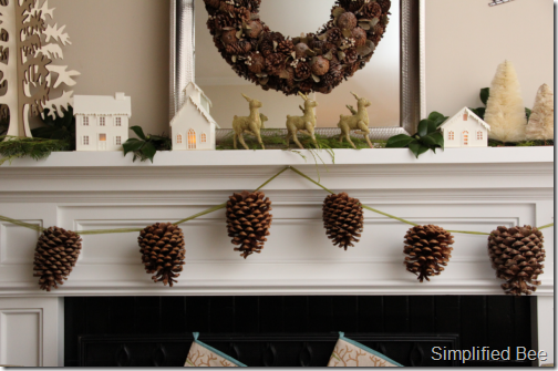 pinecone_garland_christmas_mantel