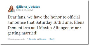 Twitter - @Elena_Updates- Dear fans, we have the hon ...