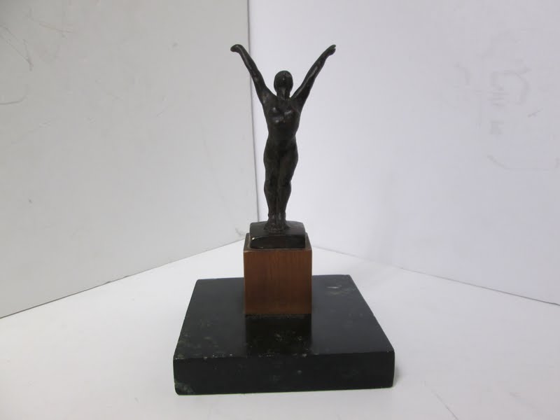 Marc Mellon Bronze Gymnast Figure