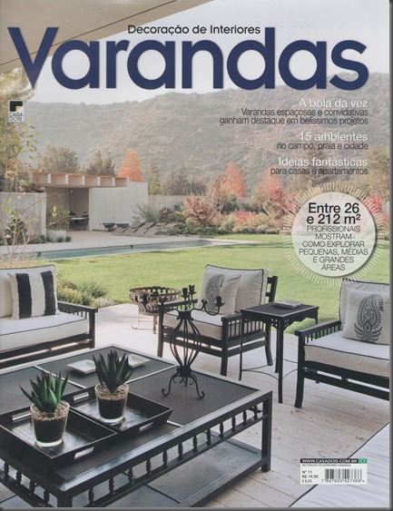 Capa da revista Varandas edição nº11 Capa da revista Varandas edição nº11