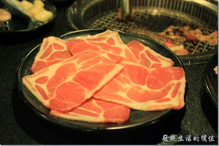 台南-逐鹿焊火燒肉。豬五花
