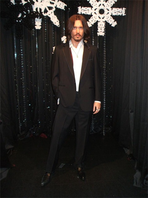 Johnny Depp model at Madame Tussauds