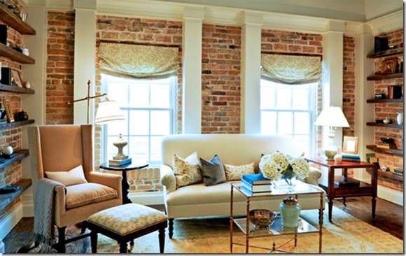 Exposed-Brick-—-Brick-Wall-—-Traditional-Living-Room Exposed-Brick-—-Brick-Wall-—-Traditional-Living-Room