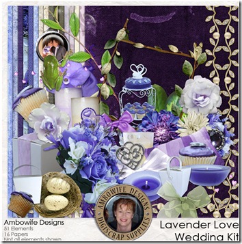 Lavender Love Wedding Kit 