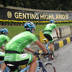 The Herbalife Marco Polo Cycling Team training at Genting Highlands before the Tour de Langkawi. (Photo: Remko Kramer)