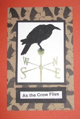 As the Crow flies card