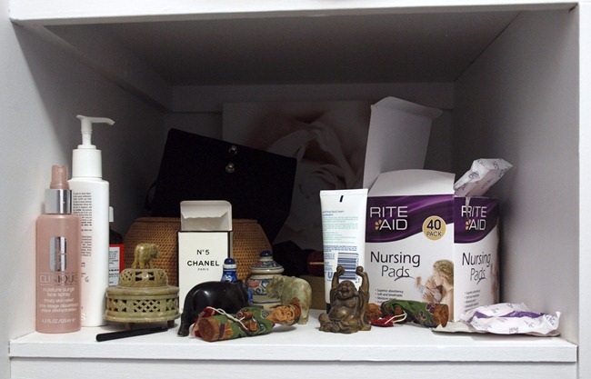 on the shelf