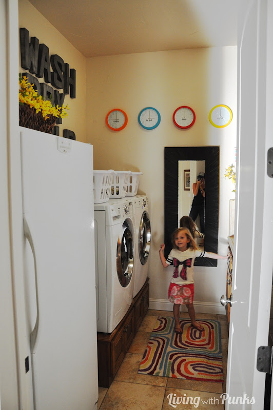 Laundry Room Revamp at Living with Punks