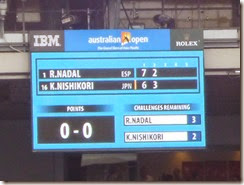 3-2 in the 2nd set 3-2 in the 2nd set
