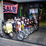 scooter shop in Harajuku in Harajuku, Japan 