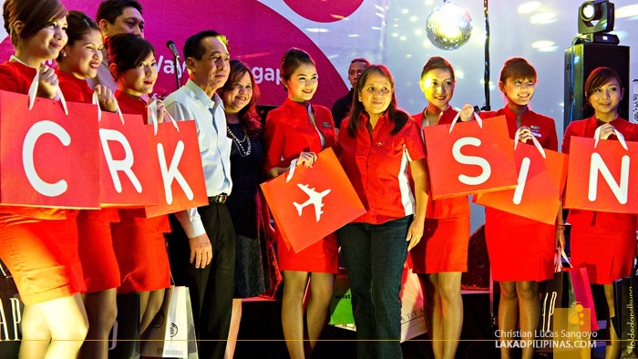 AirAsia's Clark to Singapore Inaugural Party