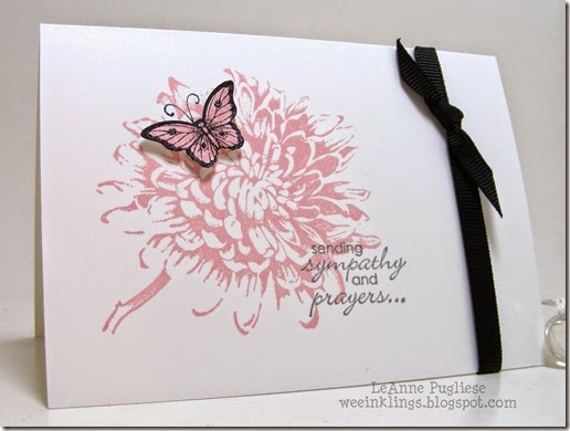 LeAnne Pugliese WeeInklings Blooming with Kindness Sympathy Stampin Up