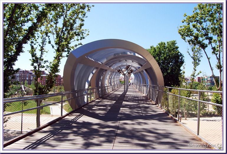 puente monumental de arganzuela - sector parque desde paseo de las yeserías puente monumental de arganzuela - sector parque desde paseo de las yeserías